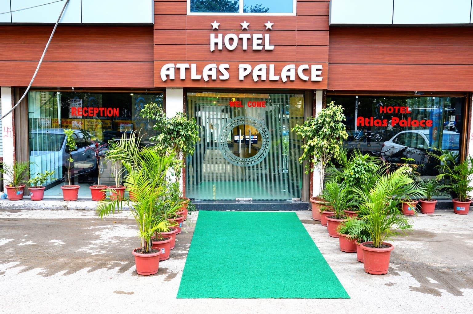 Entrance of Hotel Atlas Palace Ujjain